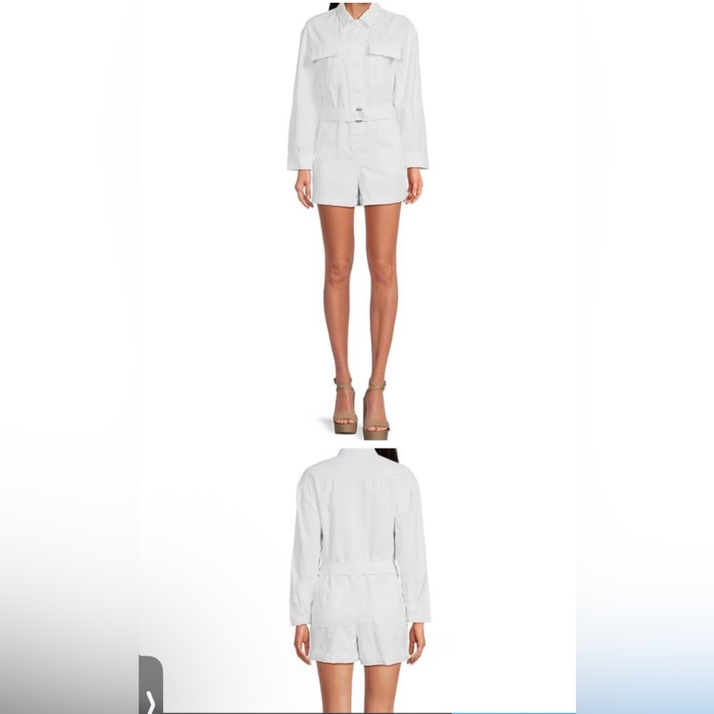 Express white short jumpsuitefor Women